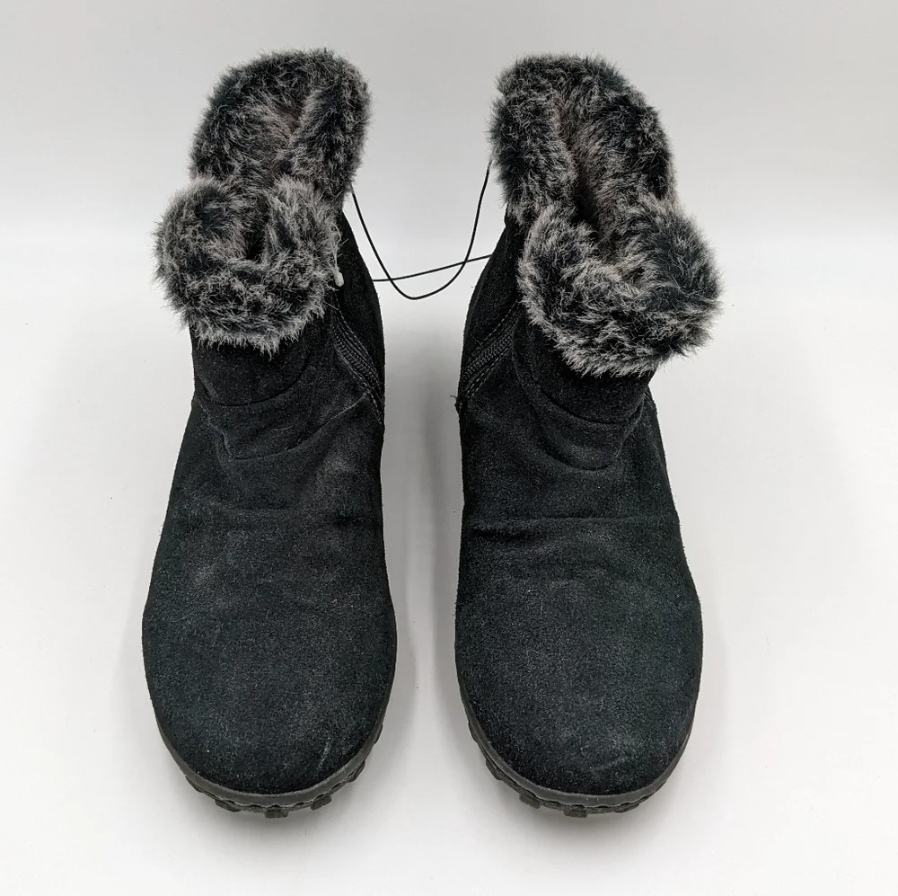 NWOT Khombu Black Faux Fur Boots 8 Women